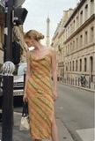  Đầm lụa URBAN OUTFITTER dáng dài 