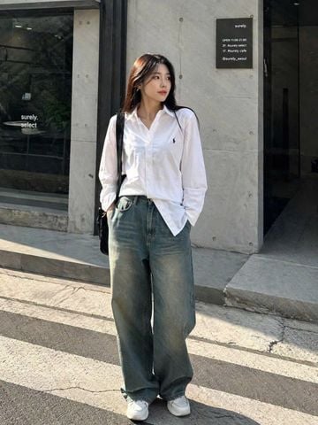 Áo sơ mi POLO ngựa thêu 3 màu 0508193 G4T2 