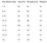  Quần jean Gloria 2 màu G5T2 