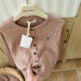  Áo cardigan thêu gấu 6 màu 0822279 ORDER 