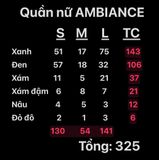  Quần ambiance G15 dk 16/3/26 