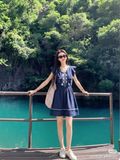 Đầm Roem 1 màu Navy sale lẻ sz 