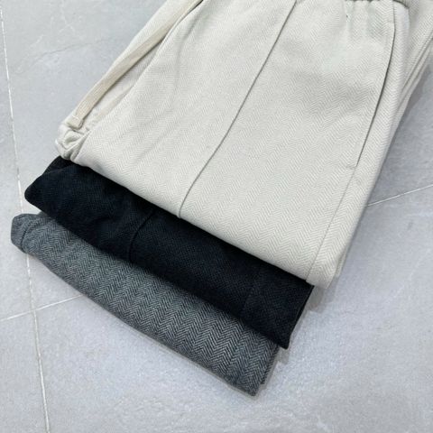 Quần dạ Hàn Quốc 3 màu cạp chun dây rút G10-G11 