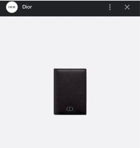  CARD Holder DIOR authentic 0825020 SẴN 