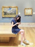  Đầm Roem 1 màu Navy sale lẻ sz 