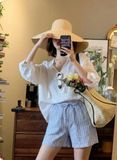  Quần LINEN UNIQLO nữ 0516118 G10T3T 