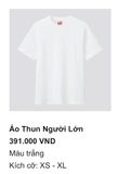  Áo phông nam UTMe 1 màu trắng G5T2 
