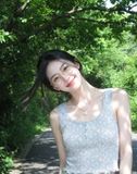 Áo 2 dây 1 màu xanh 