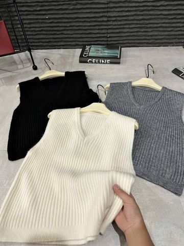  Áo gile len trơn màu 101451328 SAOD 