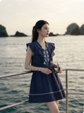  Đầm Roem 1 màu Navy sale lẻ sz 