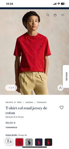  Áo phông POLO ngựa kids G8T4 