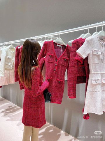  Đầm Self-Portrait màu đỏ 0863520 G12-T3 ĐK 