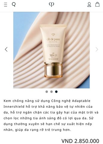  Kem chống nắng CLE DE PEAU SAOD 