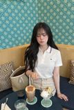  Áo POLO TOMMY HILFIGER nữ- màu trắng G15 