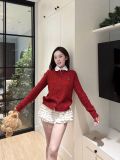 Áo cardigan thêu gấu 6 màu 0822279 ORDER 