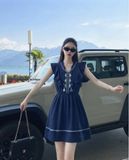  Đầm Roem 1 màu Navy sale lẻ sz 