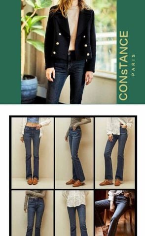  Quần jeans Constance PARIS 0508250 G11T1P 
