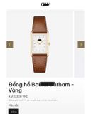 Đồng hồ DW FULLBOX (để ý nhặt phụ kiện đủ) 