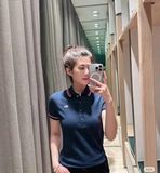  Áo LACOSTE nữ bản NAVY ORDER 