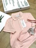  Áo POLO LACOSTE nữ hồng nude 03269 ORDER 