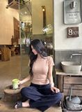  Áo Uniqlo nữ nhiều màu trơn G7T3 