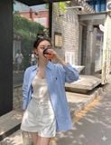  Áo sơ mi POLO ngựa thêu 3 màu 0508193 G4T2 