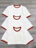  Áo UNIQLO trắng tay cổ viền G1T1 