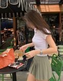  Quần váy tập xếp ly 051878 G10T2T 