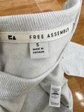  Áo nỉ FREE ASEMBLY 0626117 G10T4 (hàng đông) 