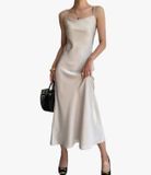  Đầm lụa 2 dây dáng dài 16190012 G11T2P 