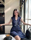  Đầm Roem 1 màu Navy sale lẻ sz 