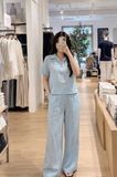  Set bộ LINEN đũi VÂN TRANG 0626 G3T2 