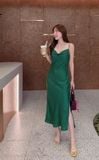  Đầm lụa URBAN OUTFITTER dáng dài 