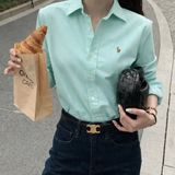  Sơ mi Ralph Polo Xanh M4 