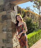  Đầm lụa URBAN OUTFITTER dáng dài 