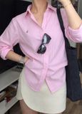  Sơ mi Ralph Polo kẻ hồng 