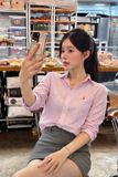  Sơ mi Ralph Polo kẻ hồng 