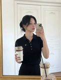  Áo polo CK nữ 4 màu 14230012 G11T3T SALE 