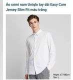  Sơ mi UNIQLO nam dòng IRON 0221017 G12-T1P  ĐK 