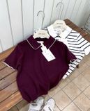  Polo len dệt viền ren 0722265 