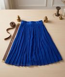  Chân váy xếp ly 1 màu xanh G11T1T 