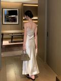  Đầm lụa 2 dây dáng dài 16190012 G11T2P 