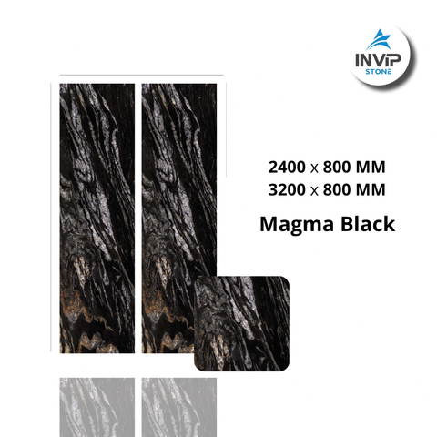 Đá nung kết Magma Black
