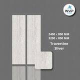 Đá nung kết TRAVERTINE SILVER