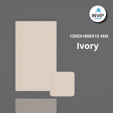 Đá nung kết Ivory 1200*1800*15mm
