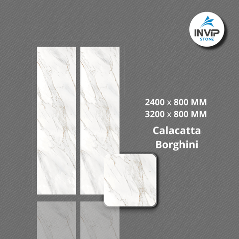 Đá Nung Kết CALACATTA BORGHINI.