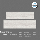 Đá nung kết TRAVERTINE SILVER