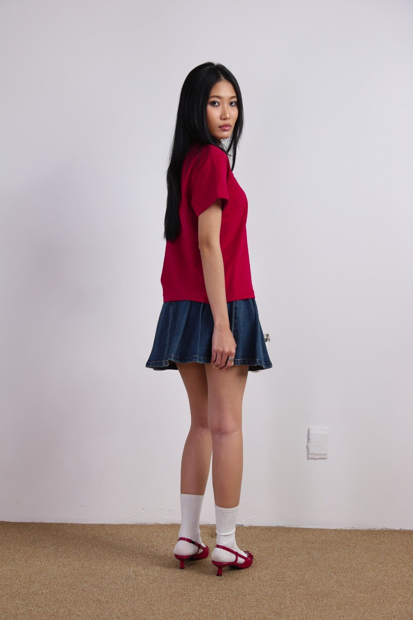 Chân Váy Jean Ngắn 17012250