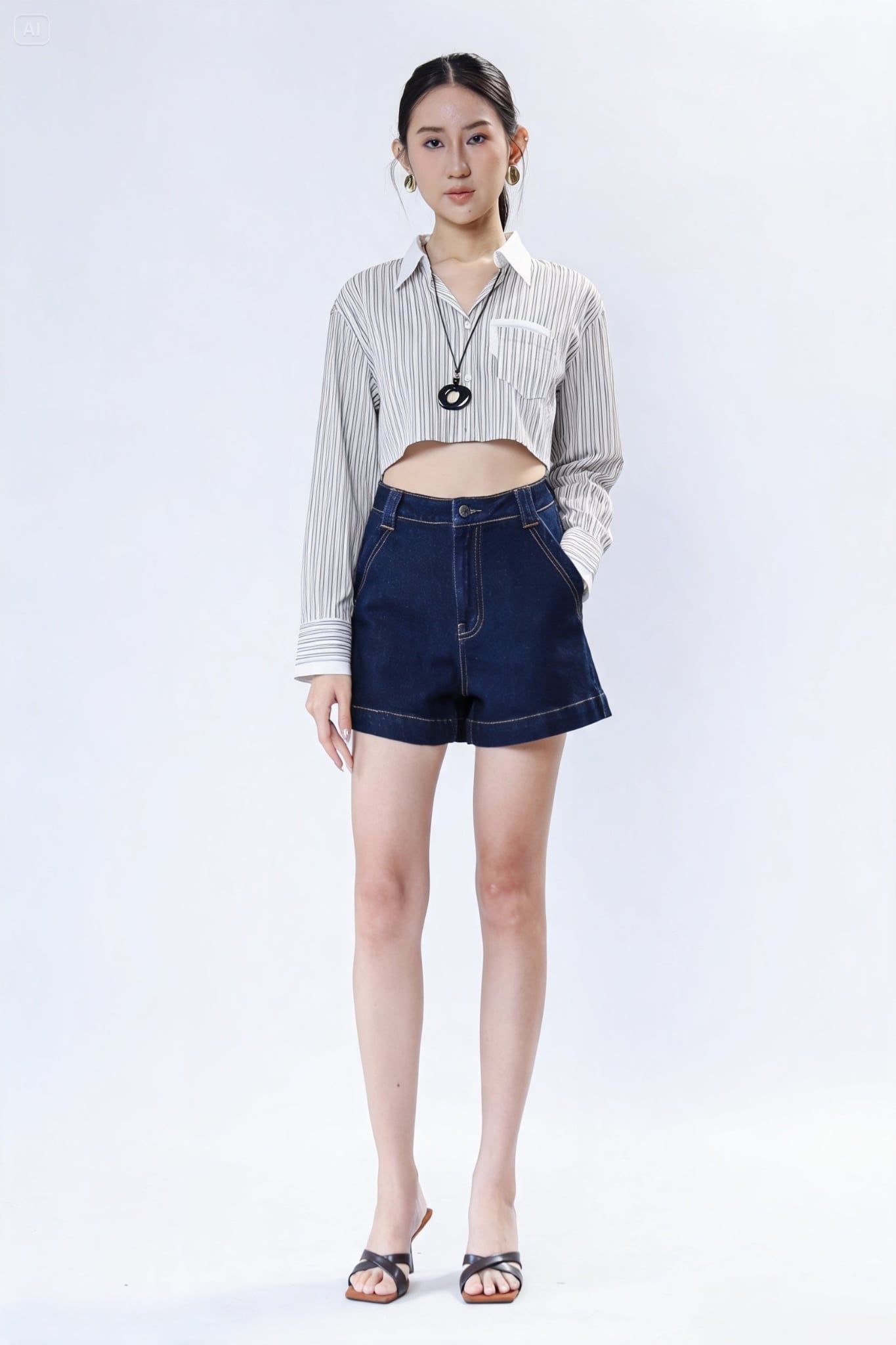 Sơ mi croptop 10609991