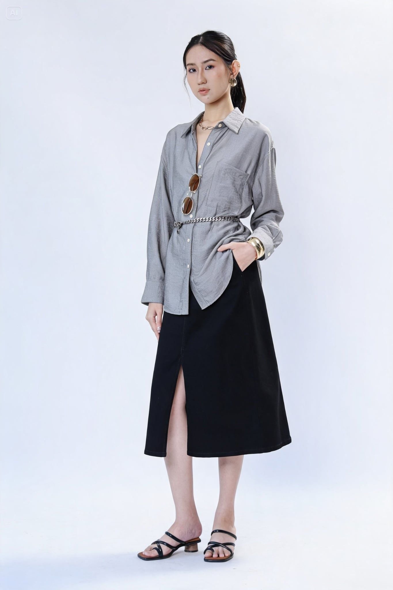 Sơ mi form rộng 10611621